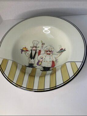 Le Chef by HD Designs Large Rim Soup Bowl